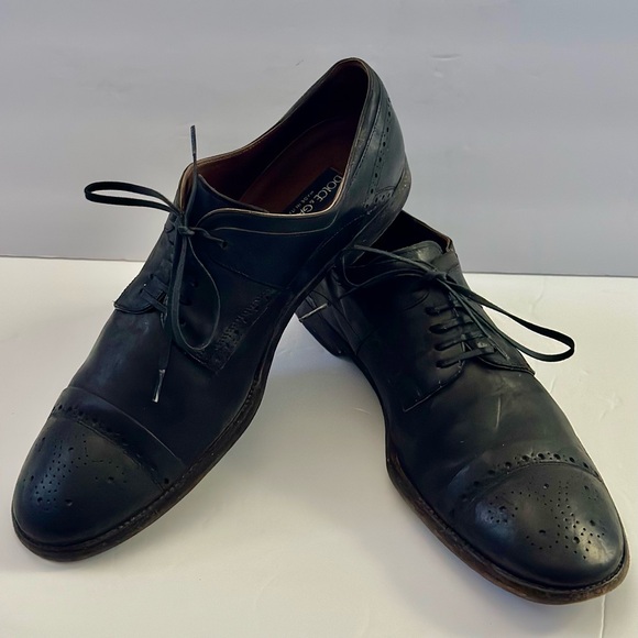 Dolce & Gabbana Black Leather Oxford Shoes